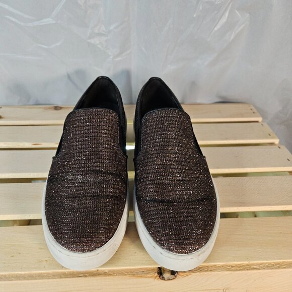 MICHAEL Michael Kors Keaton Slip-On Sneakers โ Glitter Chain Mesh โ Size 6.5M - Picture 3 of 8
